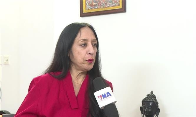 Professor Reena Mahwar of the University of Delhi, Secretary-General of the Association of Asian Scholars. (Photo: VNA)