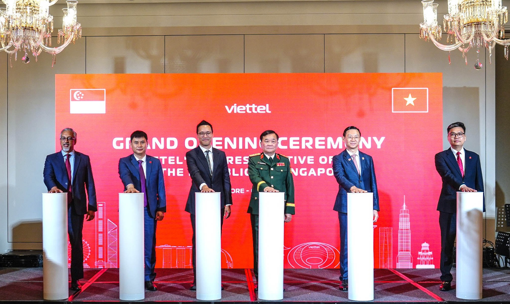 Anh 1 - Van phong dai dien tai Singapore duoc ky vong se mo ra co hoi cho Viettel trong cac linh vuc nhu hang khong, chuyen doi so, an ninh mang, AI, cloud...