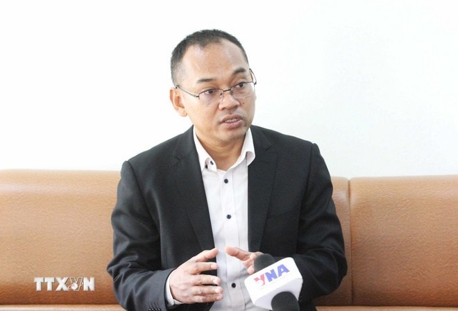 Dr. Seun Sam, a policy analyst at the Royal Academy of Cambodia (RAC) (Photo: VNA) chuyen-gia-cambodia.jpg