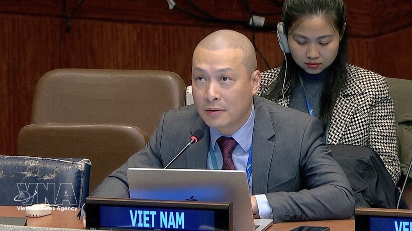 Minister Counsellor Nguyen Hoang Nguyen, Deputy Permanent Representative of Vietnam to the UN. (Photo: VNA)
