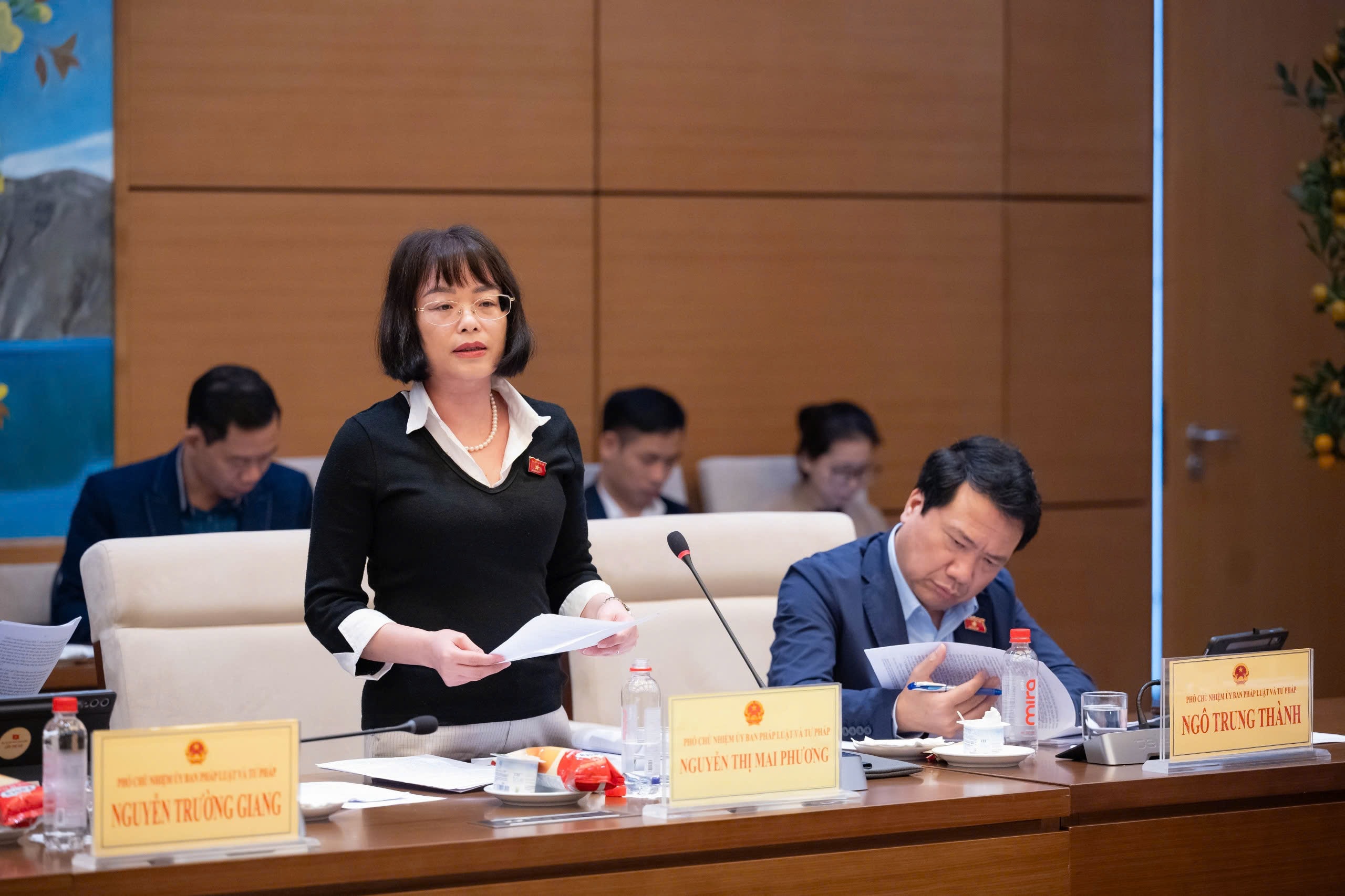 Phó Chủ nhiệm Ủy ban Pháp luật và Tư pháp Nguyễn Thị Mai Phương