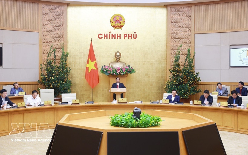 Prime Minister chairs February thematic law-making session (Photo: VNA)