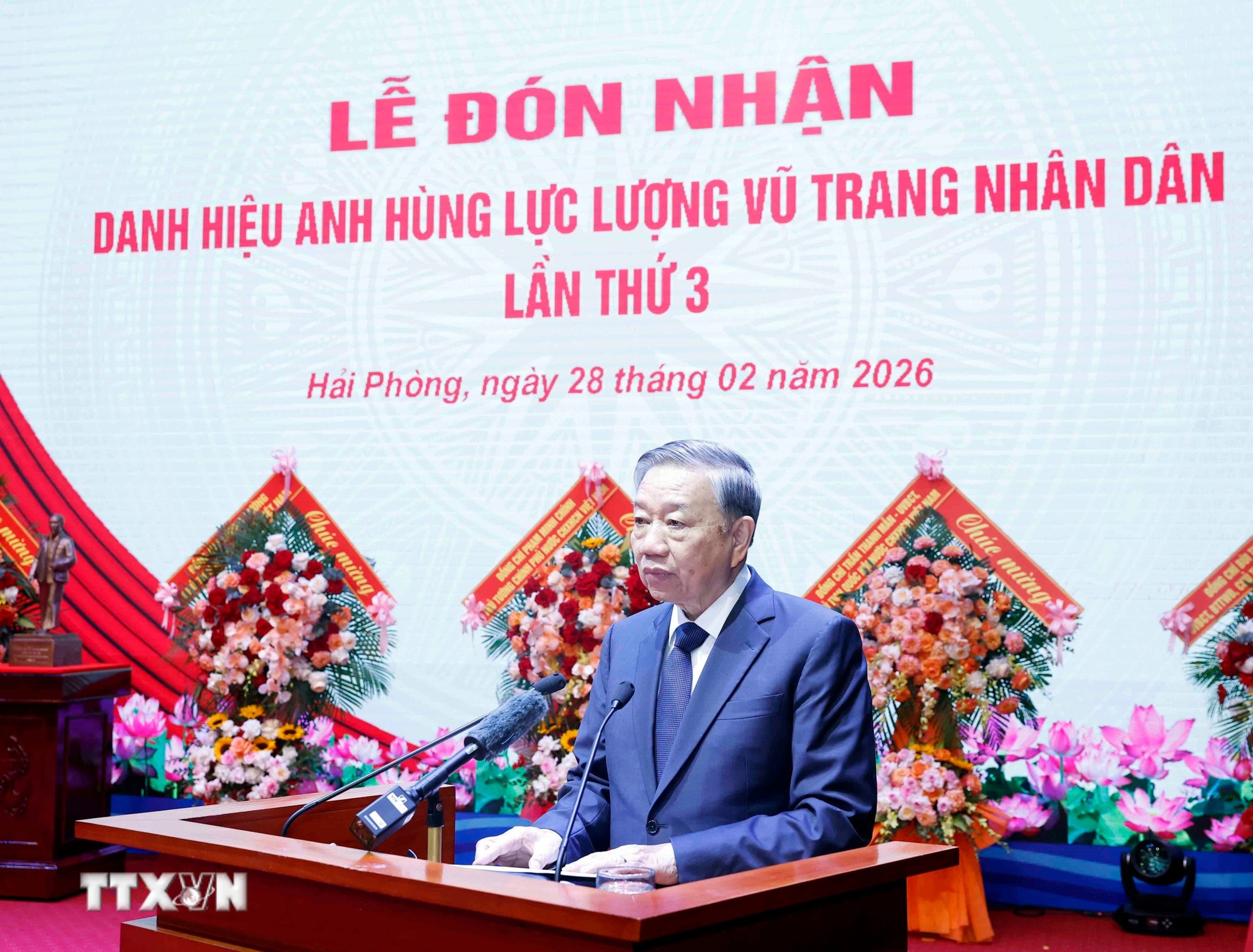 Tổng Bí thư Tô Lâm phát biểu. (Ảnh: Thống Nhất/TTXVN)
