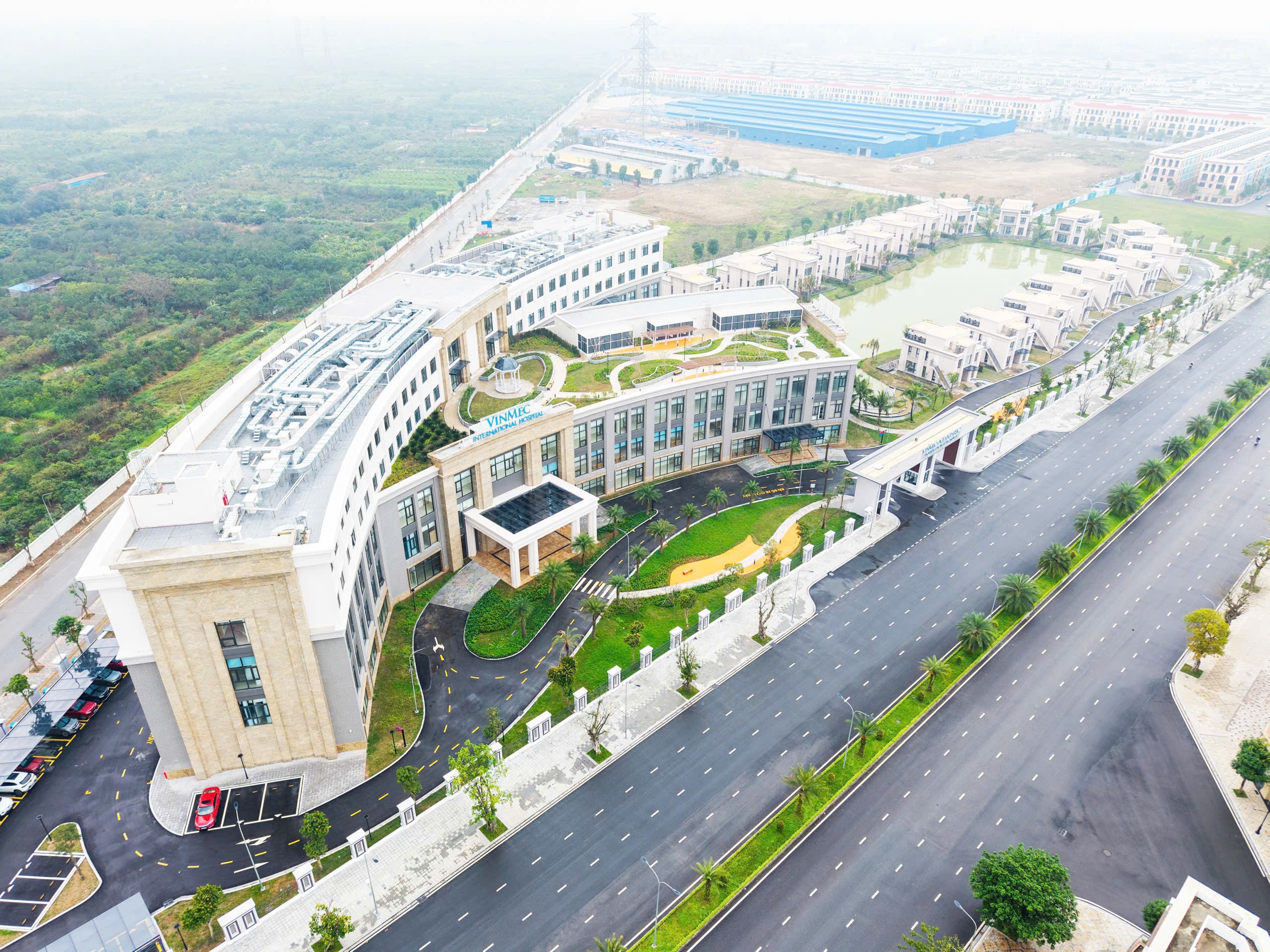Toàn cảnh Bệnh viện Vinmec Ocean Park 2 với cơ sở khang trang, hiện đại bậc nhất Hưng Yên