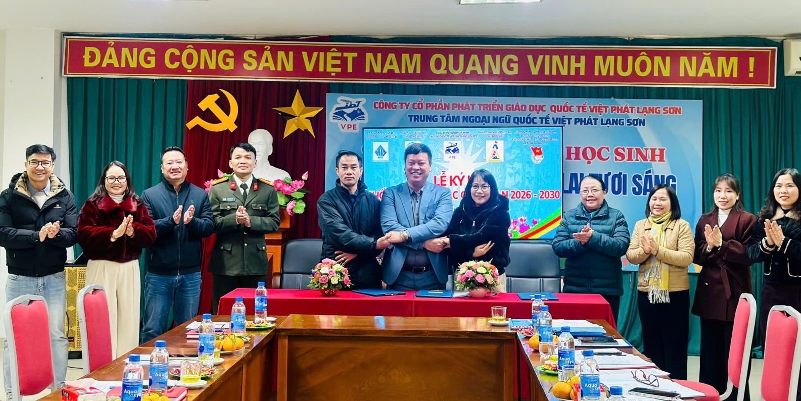 Trung tâm Dịch vụ việc làm – Cung Thanh thiếu nhi – Công ty CP Giáo dụ quốc tế Việt Phát thông qua Kế hoạch phối hợp công tác giai đoạn 2026 – 2030. Ảnh VLLS