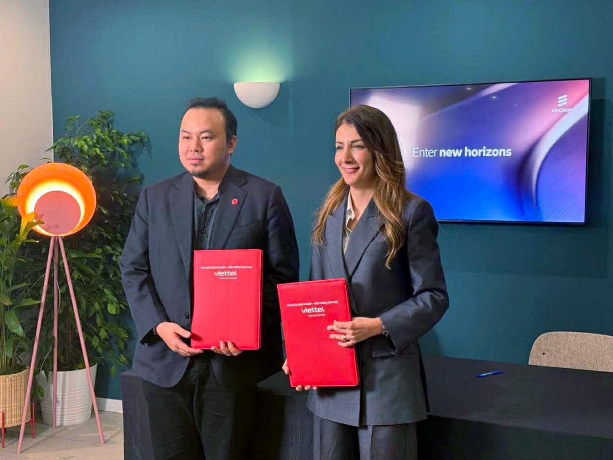 Viettel ky ket hop tac voi Ericssson ve mang luoi tu van hanh tai MWC 2026
