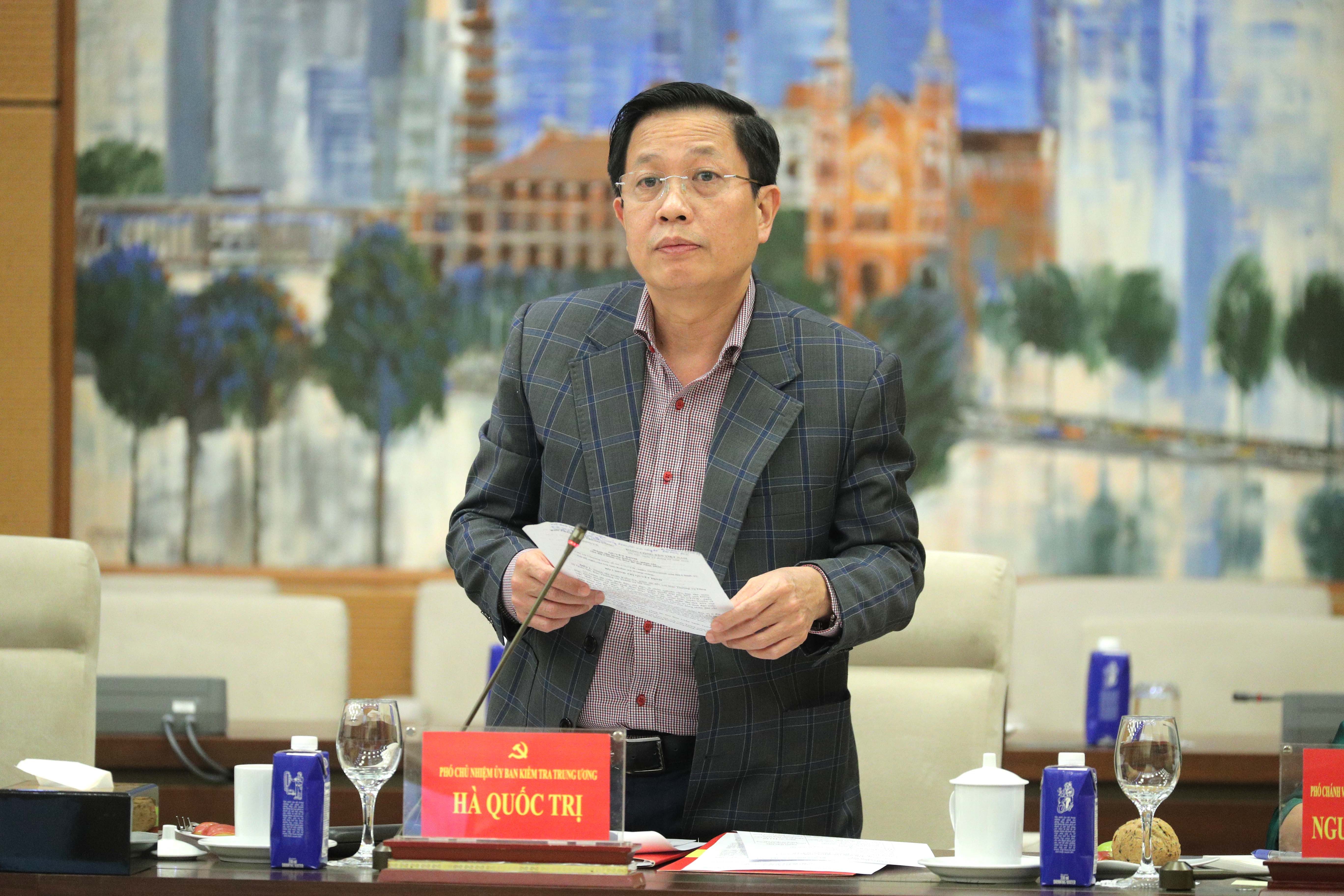 Phó Chủ nhiệm Ủy ban Kiểm tra Trung ương Hà Quốc Trị
