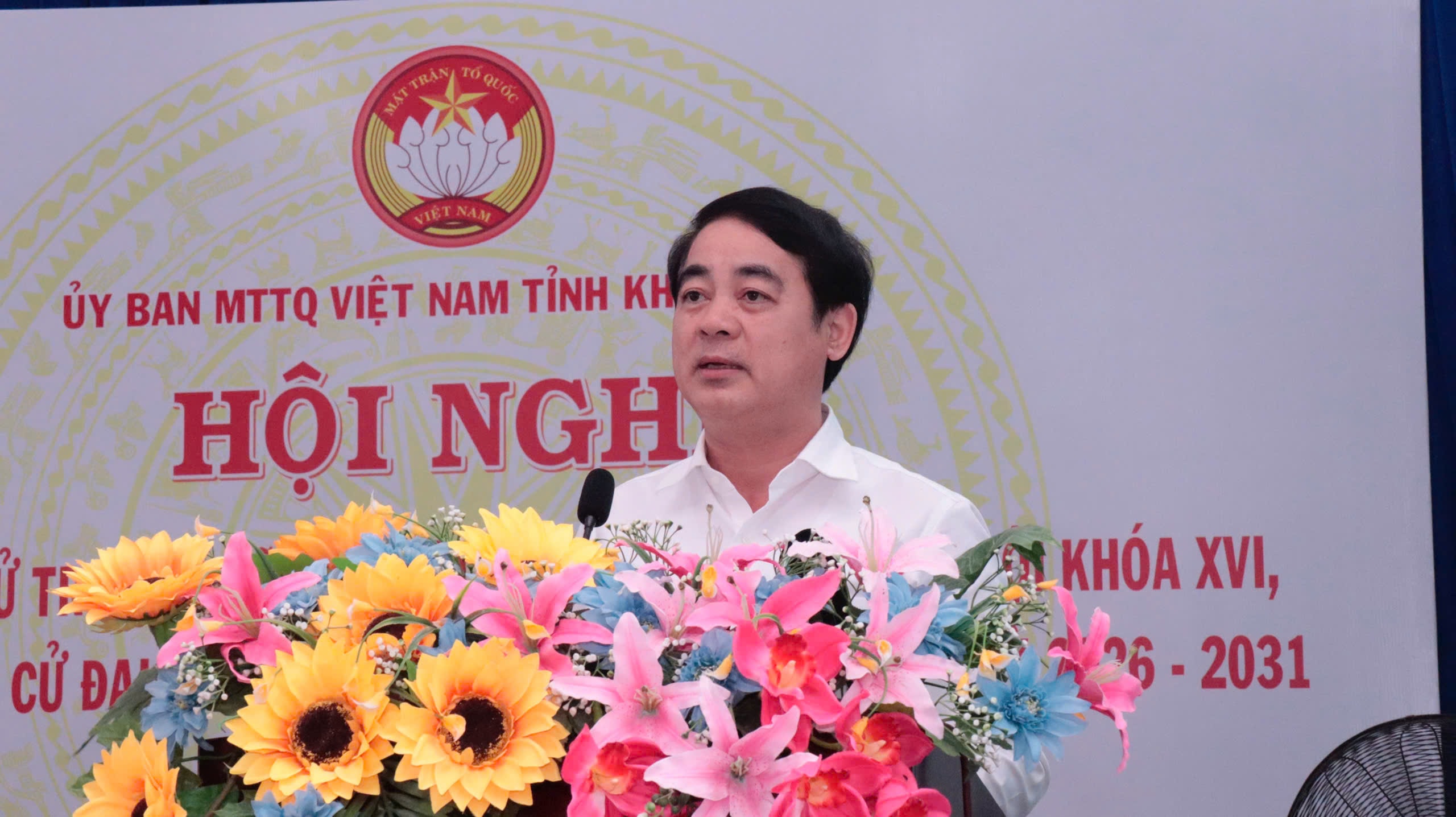Bí thư Tỉnh ủy Nghiêm Xuân Thành trình bày chương trình hành động