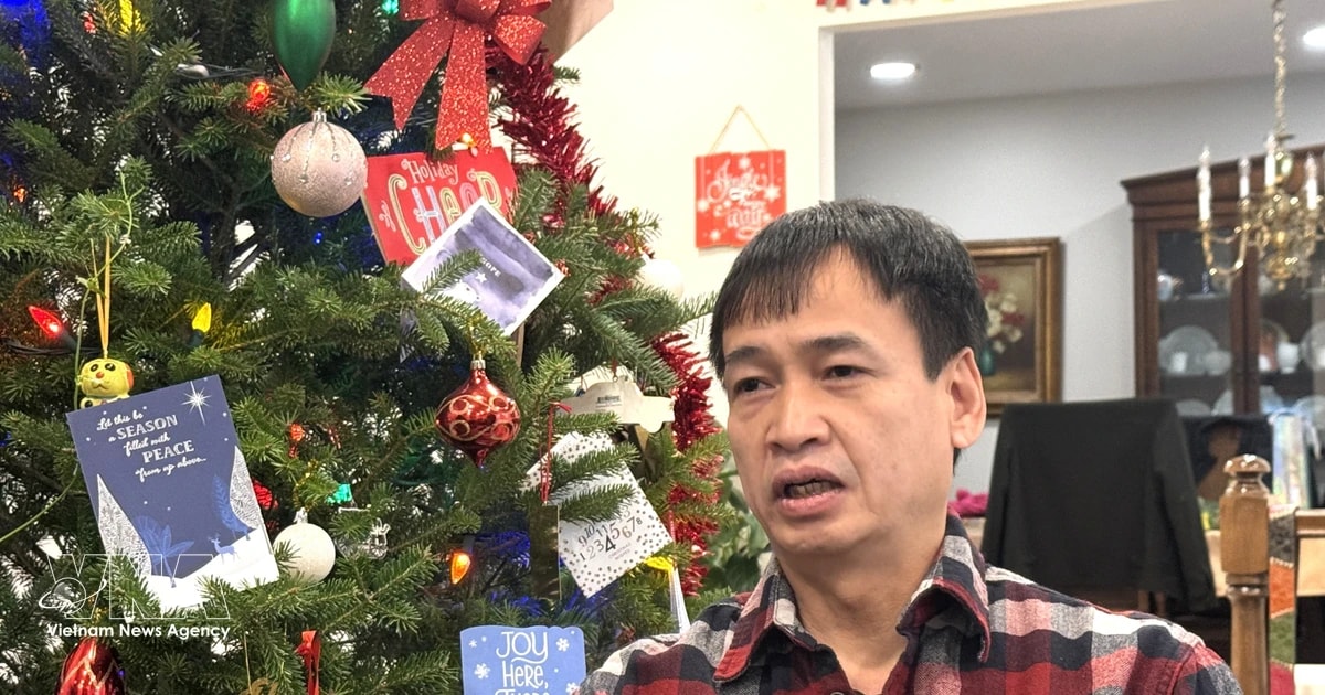 Lawyer Dang Chien Thang, a registered legal adviser in Washington D.C. grants an interview to the Vietnam News Agency. (Photo: VNA)