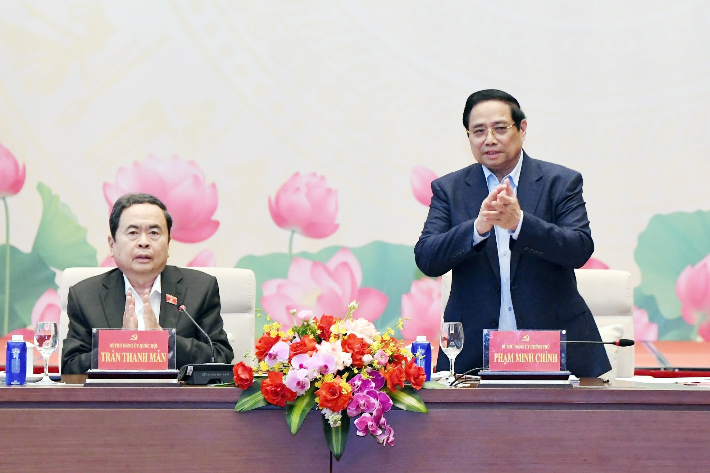 Bí thư Đảng ủy Chính phủ, Thủ tướng Chính phủ Phạm Minh Chính đồng chủ trì Hội nghị