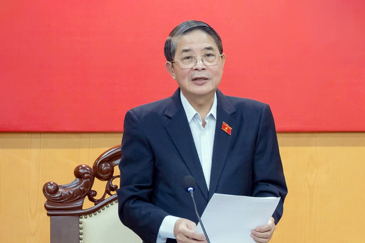 Phó Chủ tịch Quốc hội Nguyễn Đức Hải phát biểu tại cuộc làm việc