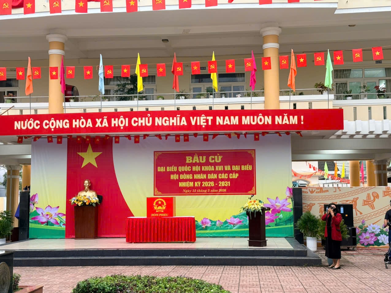 Điểm bầu cử số 20, phường Cẩm Thành, tỉnh Quảng Ngãi