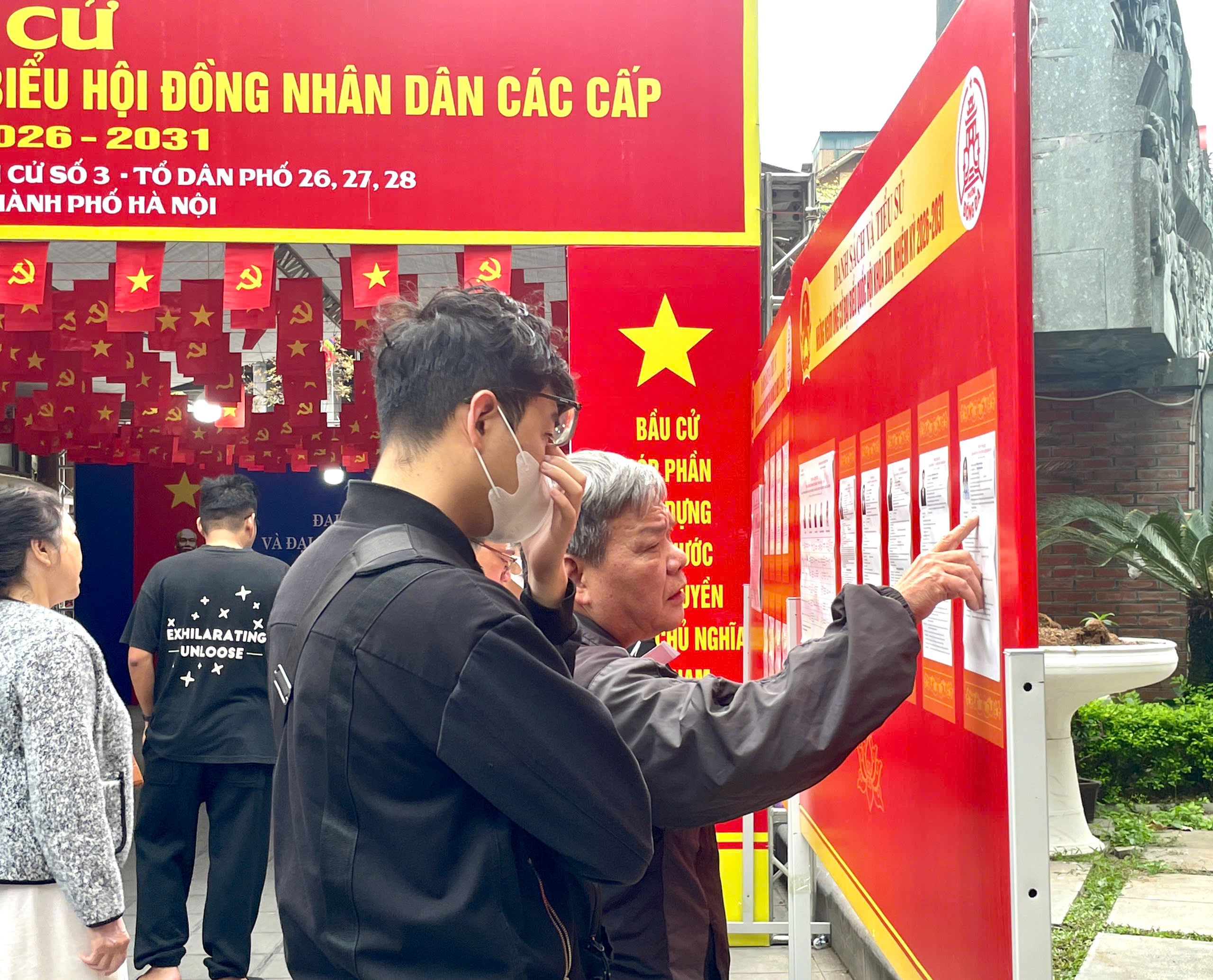 cử tri điểm bỏ phiếu số 3