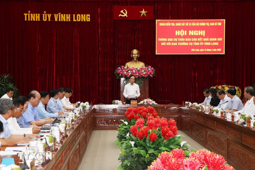 Quang cảnh buổi giám sát. (Ảnh: Phạm Minh Tuấn/TTXVN)