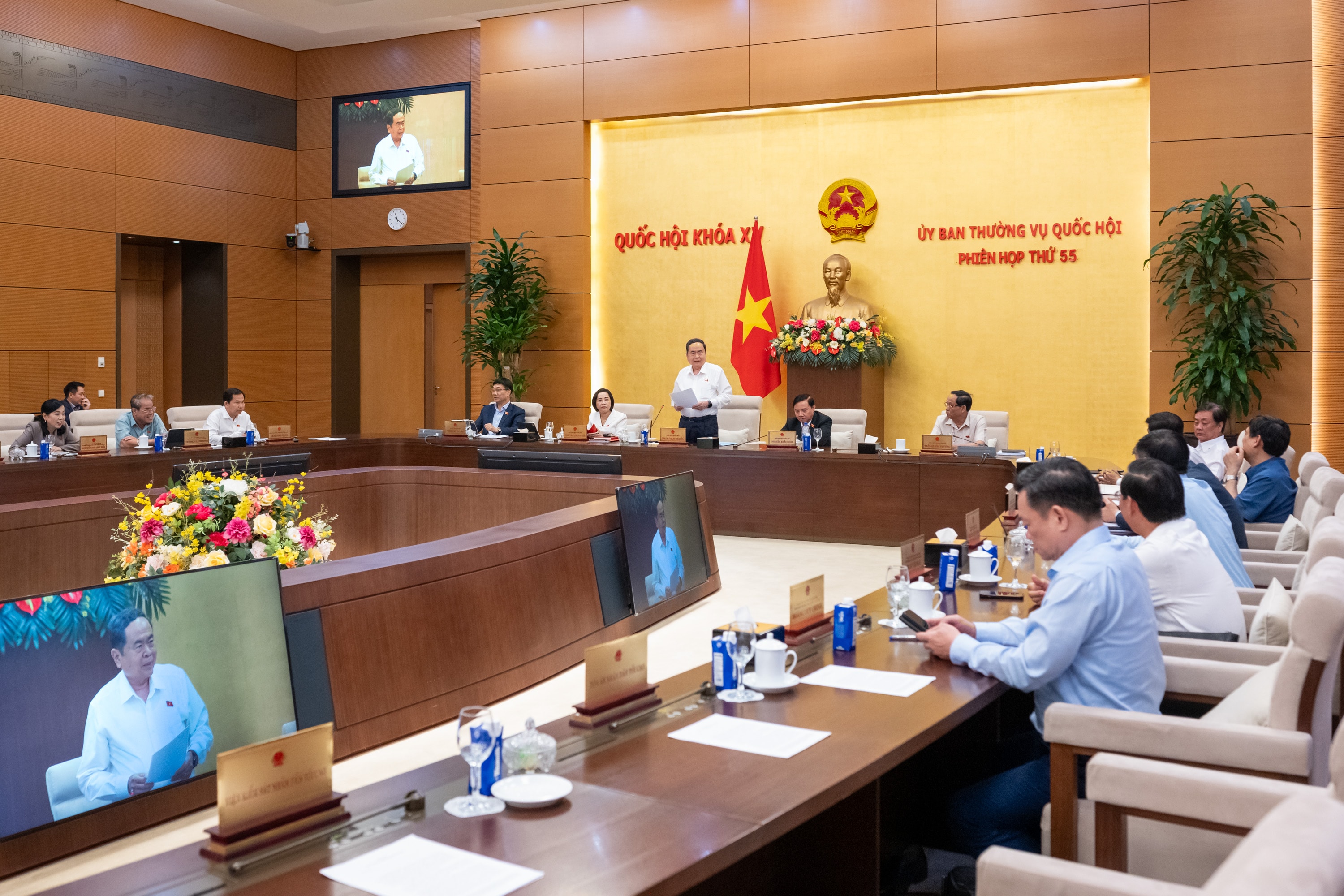 Chủ tịch Quốc hội Trần Thanh Mẫn phát biểu bế mạc phiên họp