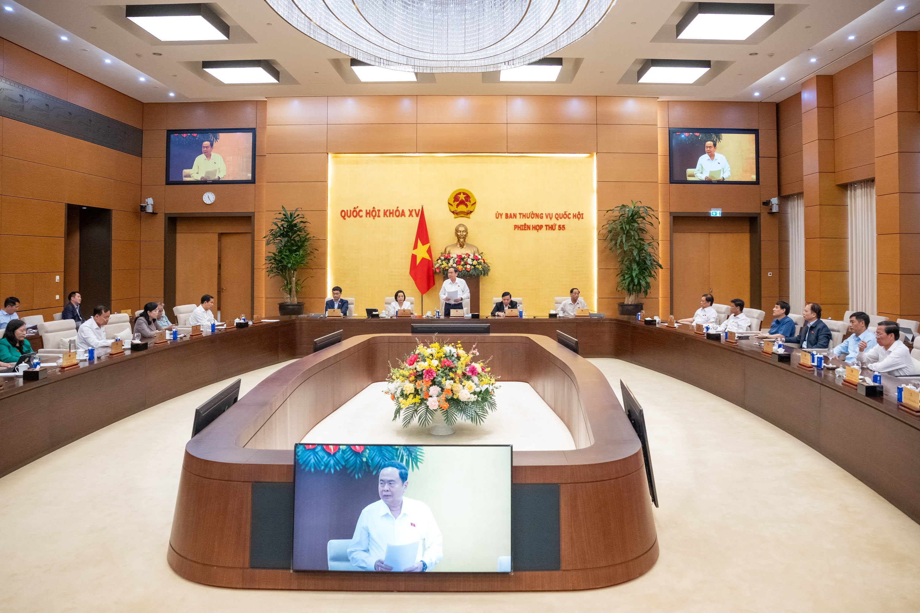 Chủ tịch Quốc hội Trần Thanh Mẫn phát biểu bế mạc phiên họp