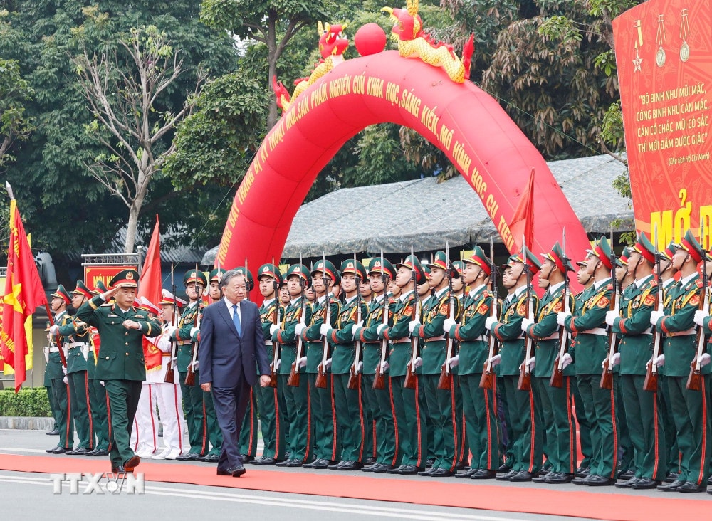 Tổng Bí thư Tô Lâm đến dự Lễ kỷ niệm 80 năm Ngày thành lập Binh chủng Công binh