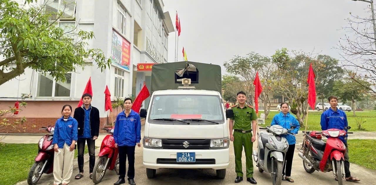Phát huy tinh thần tuổi trẻ trong công tác tuyên truyền bầu cử.