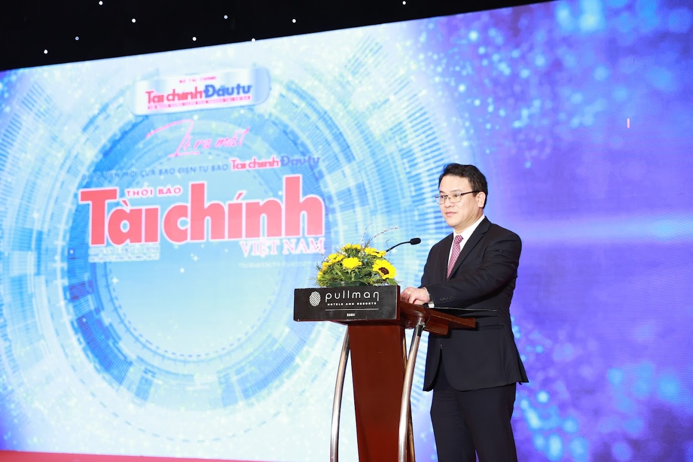 Thứ trưởng Bộ Tài chính Trần Quốc Phương phát biểu tại sự kiện.