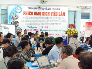 Trung tâm Dịch vụ việc làm Vĩnh Long đã tổ chức Phiên giao dịch việc làm tháng 32026