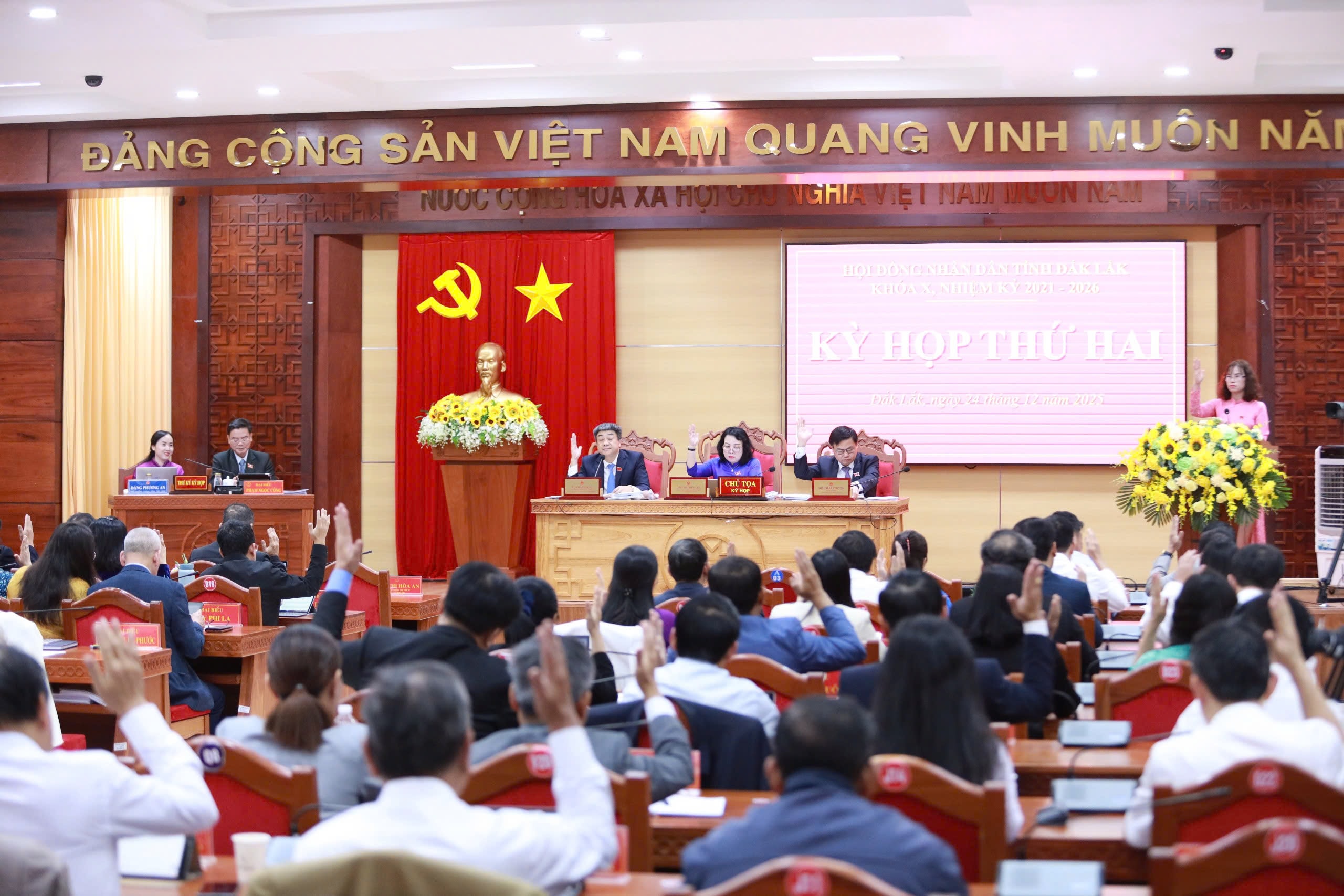 Kỳ họp thứ Hai, HĐND tỉnh khóa X, nhiệm kỳ 2021 - 2026
