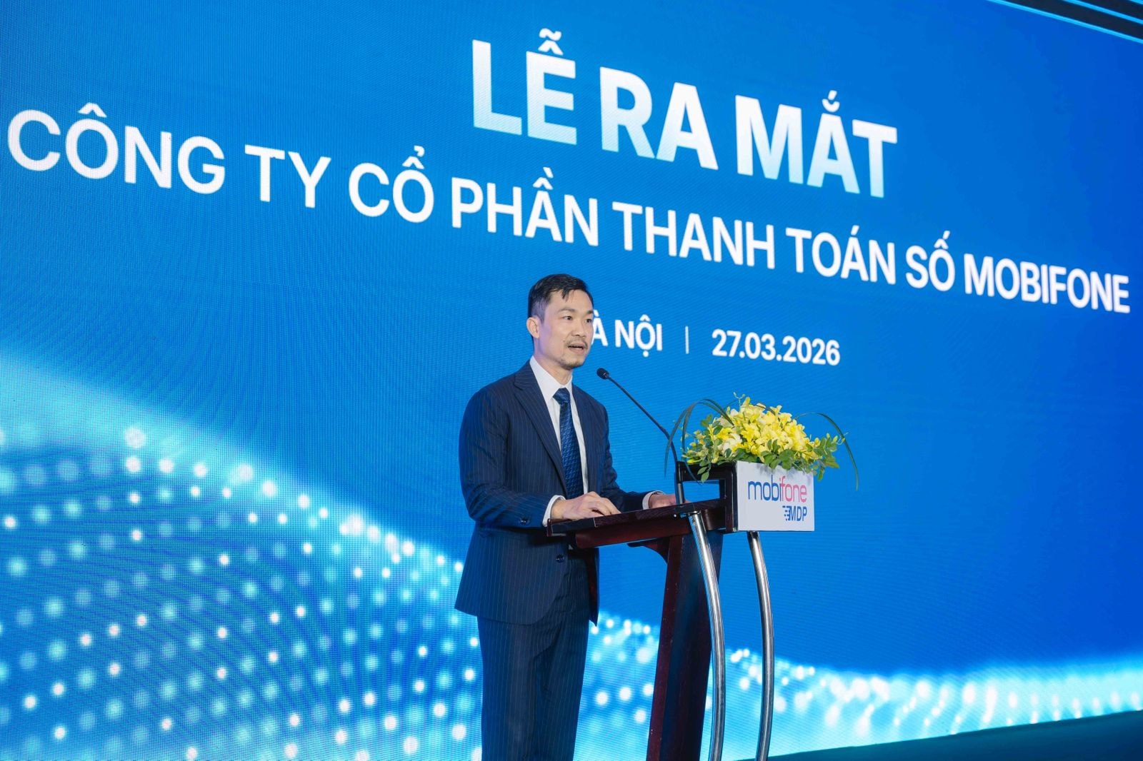 Tổng Giám đốc MDP - Ông Phan Thanh Sơn phát biểu cảm ơn cuối chương trình