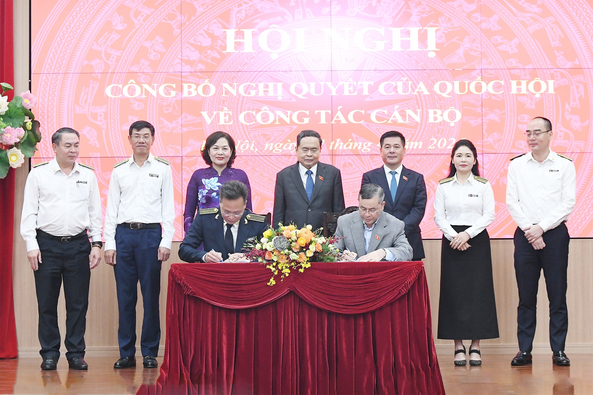 CTQH chứng kiến lễ bàn giao nhiệm vụ giữa Tổng kiểm toán Nhà nước nhiệm kỳ 2021-2026 Ngô Văn Tuấn và Tân Tổng Kiểm toán Nhà nước Nguyễn Hữu NghĩaDSC_7032