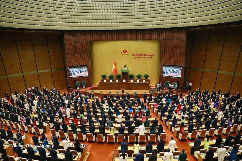 The opening ceremony of the first session of the 16th National Assembly (Photo: VNA)