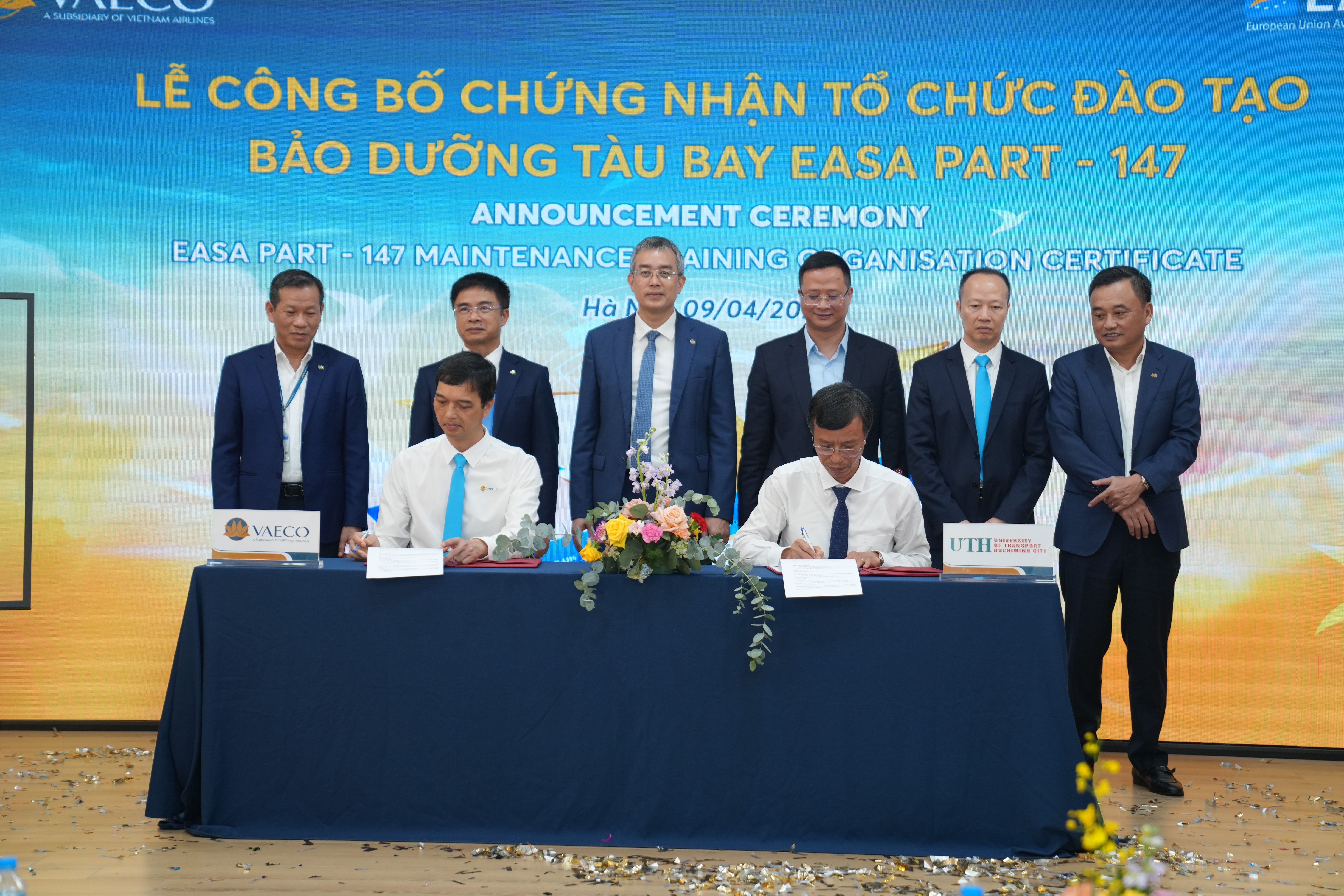 5. VAECO ký kết các thỏa thuận hợp tác đào tạo với Trường Đại học Giao thông Vận tải TP.HCM (UTH)