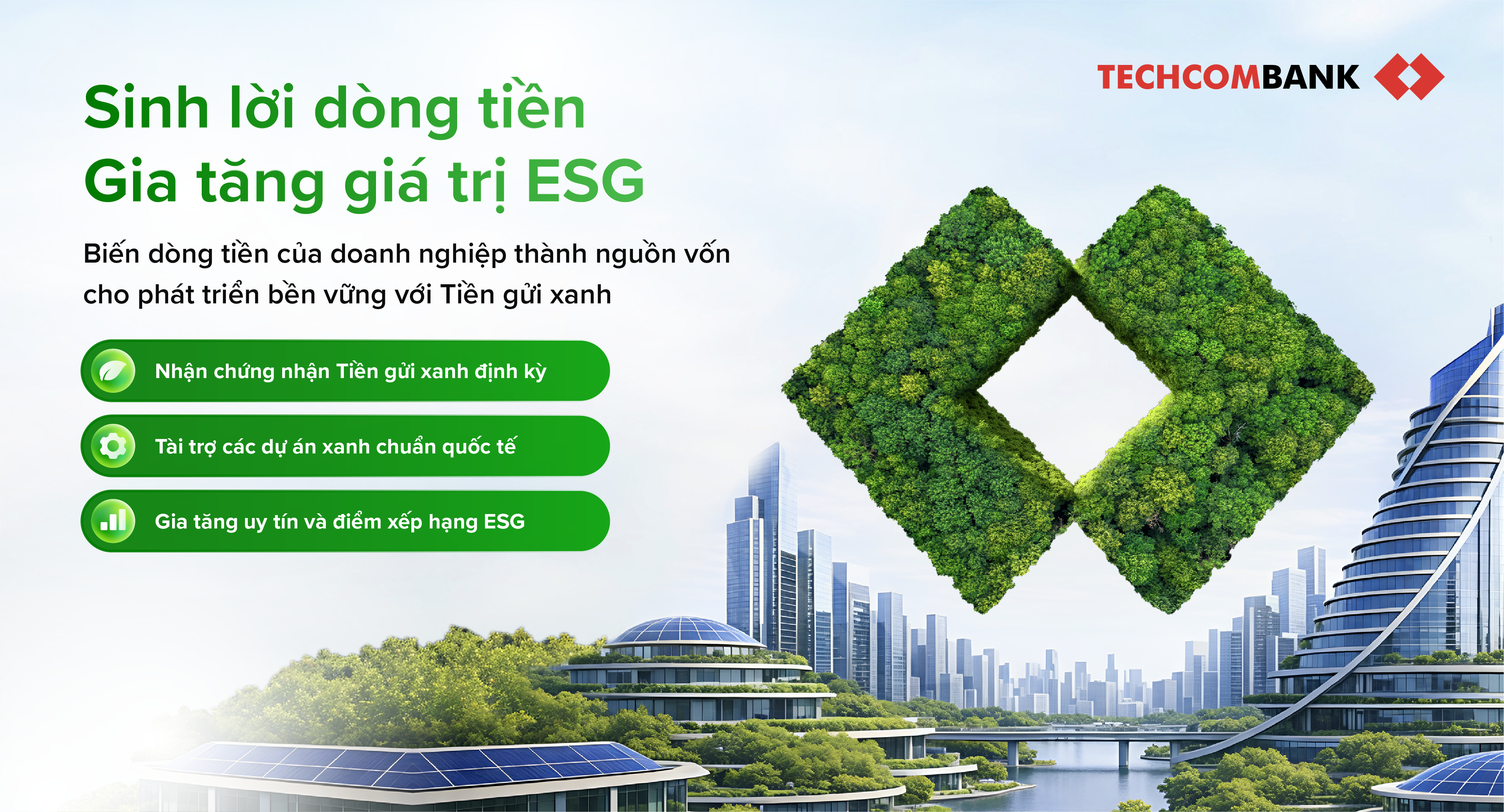 Bước đi mang tính chiến lược dài hạn của Techcombank nhằm đồng hành cùng khách hàng doanh nghiệp trong hành trình phát triển bền vững.