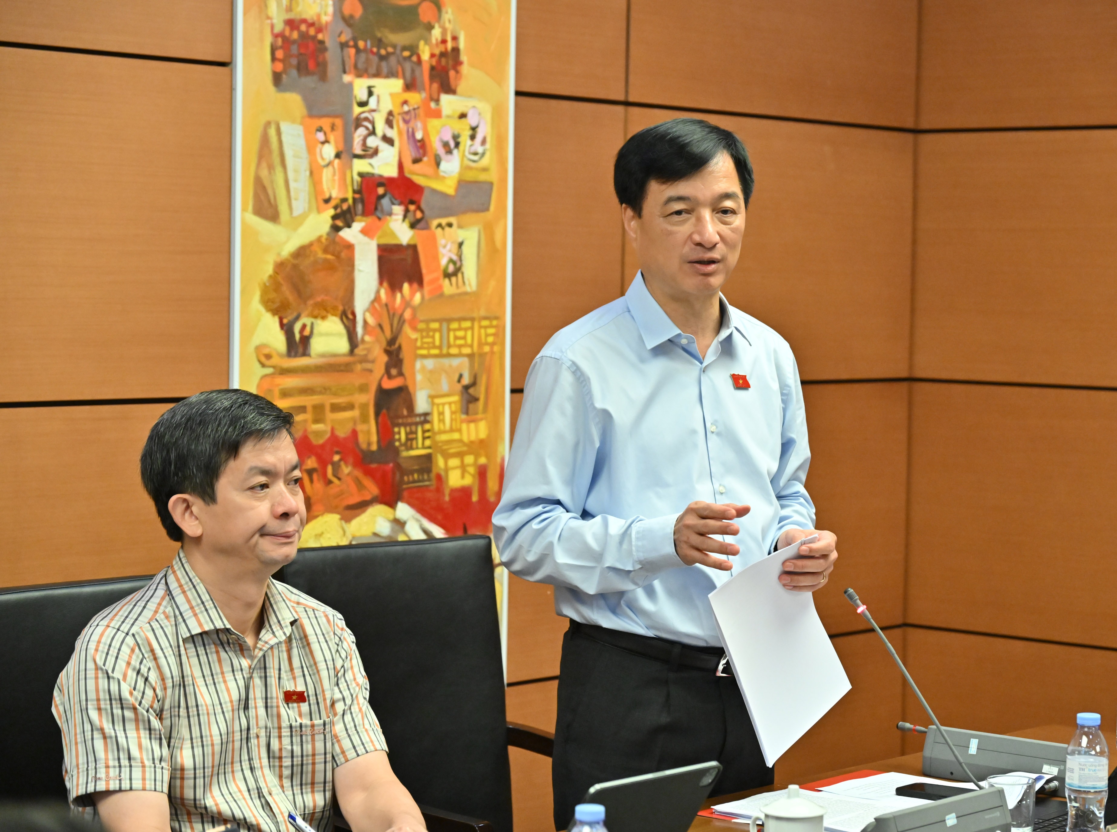 Trưởng ban Tổ chức Trung ương Nguyễn Duy Ngọc phát biểuVQK_3845