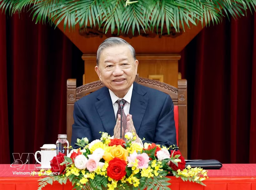 Party General Secretary and State President To Lam (Photo: VNA)