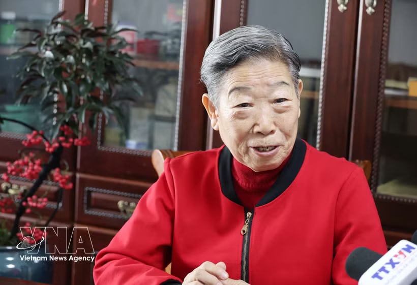 Yu Shuhui, a long-standing figure in China–Vietnam friendship circles and a former healthcare worker from China’s Guangxi province. (Photo: VNA)