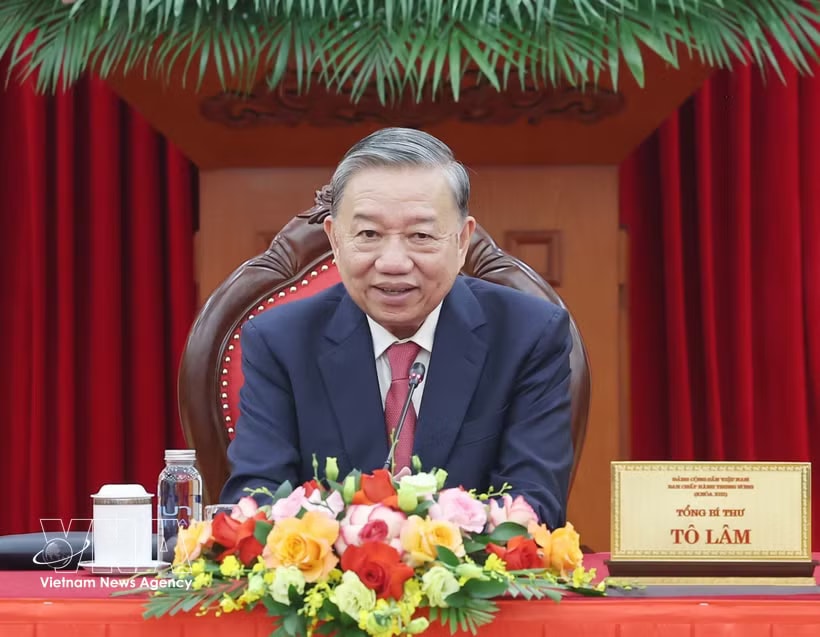 General Secretary of the Communist Party of Vietnam Central Committee and State President To Lam (Photo: VNA)