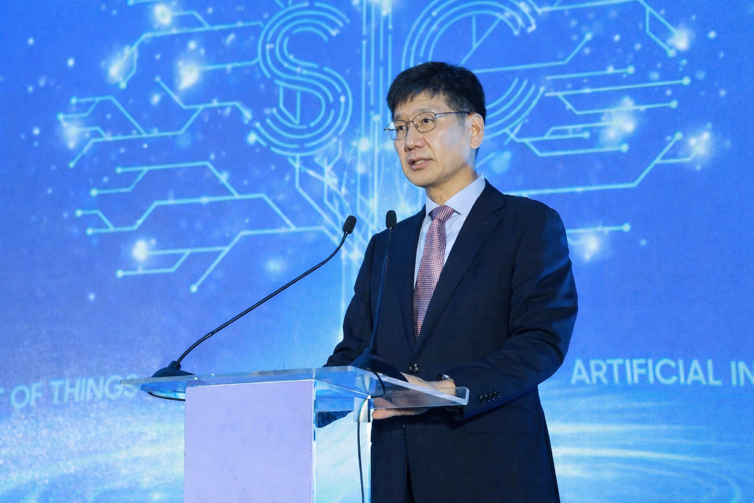 Ông Na Ki Hong - Tổng Giám đốc Samsung Việt Nam phát biểu tại sự kiện