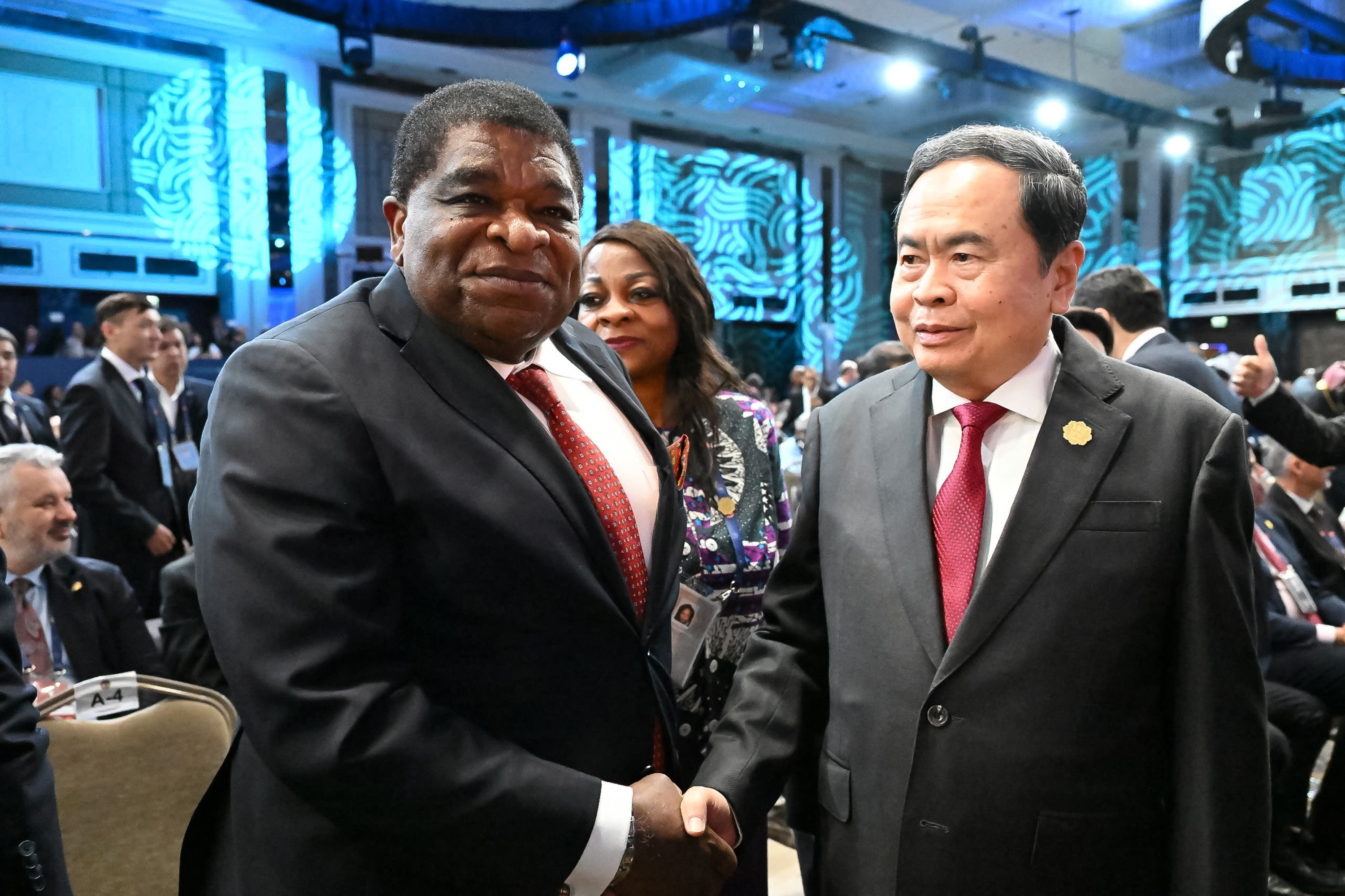 Chủ tịch Quốc hội Trần Thanh Mẫn và Tổng Thư ký IPU Martin Chungong