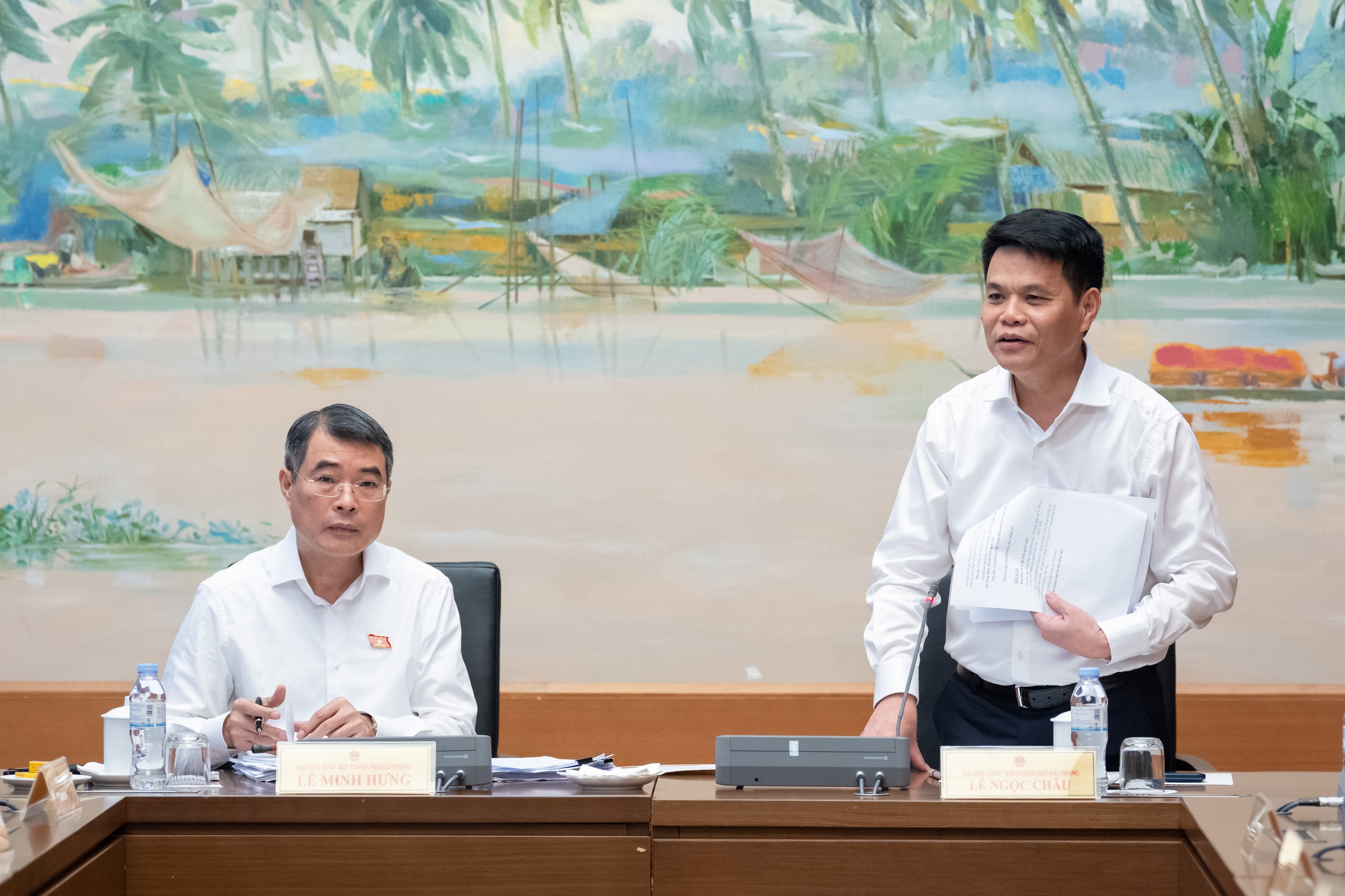 ĐBQH Lê Ngọc Châu (TP. Hải Phòng) phát biểu