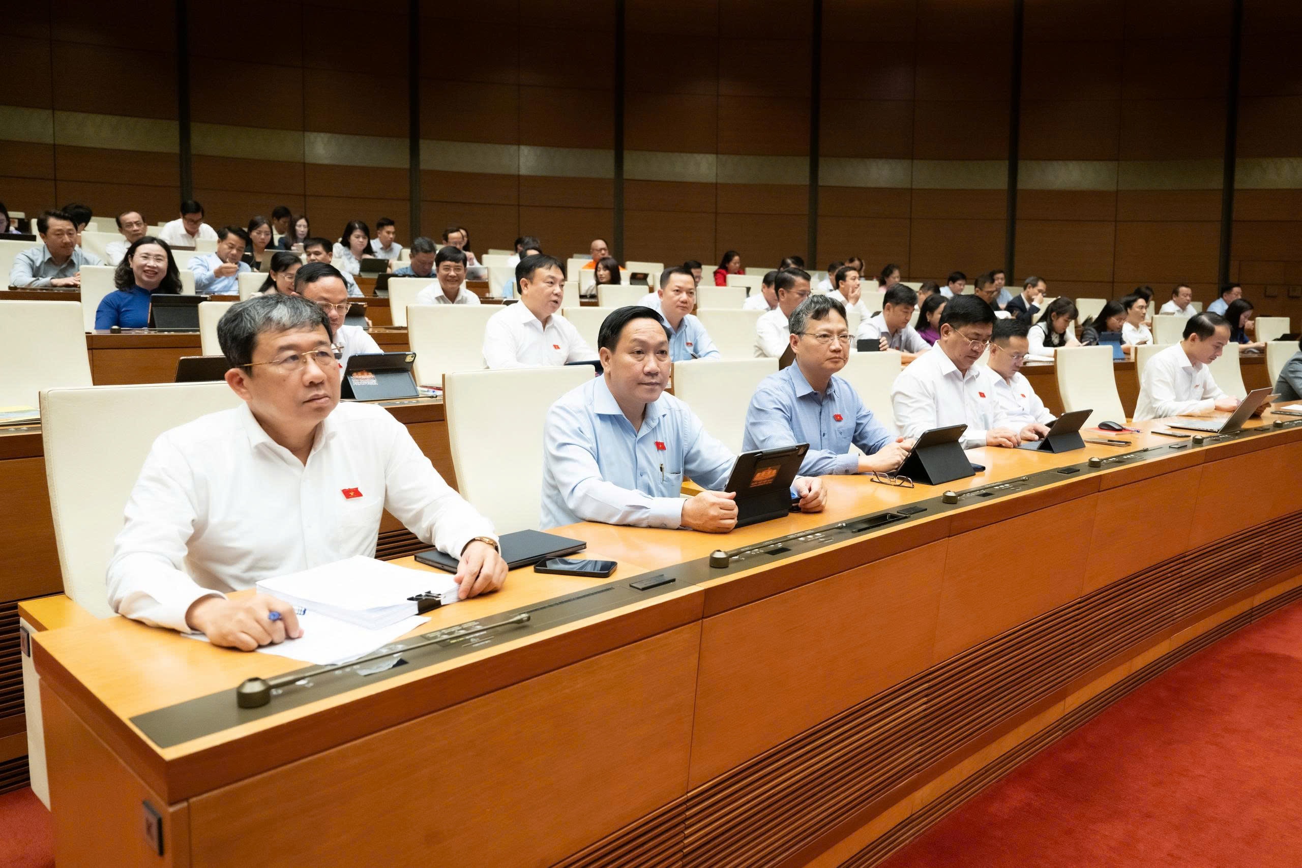 Quốc hội biểu quyết thông qua việc bổ sung chương trình Kỳ họp thứ Nhất 2