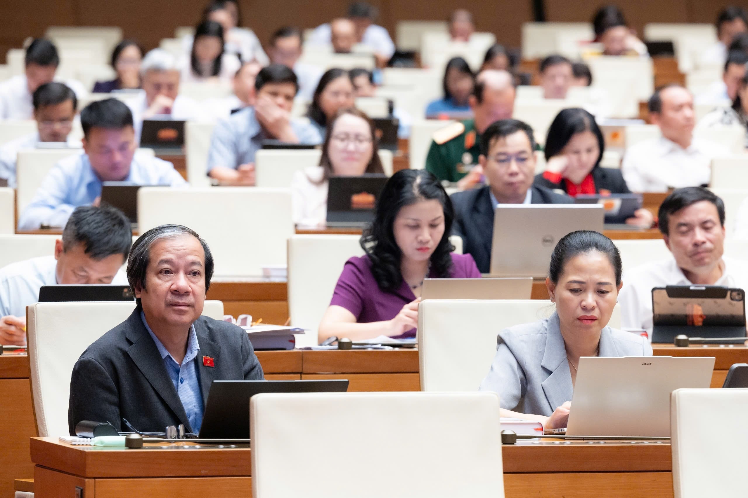 Quốc hội tiếp tục thảo luận ở hội trường 5