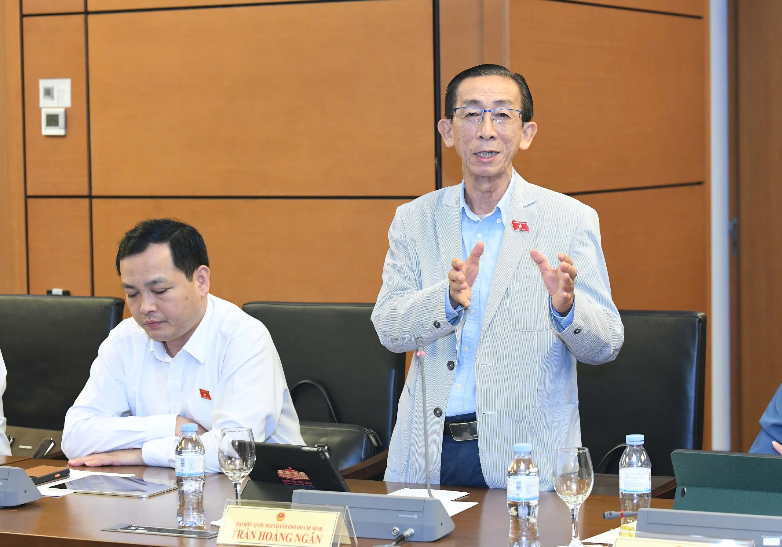 ĐBQH Trần Hoàng Ngân (TP. Hồ Chí Minh) phát biểu