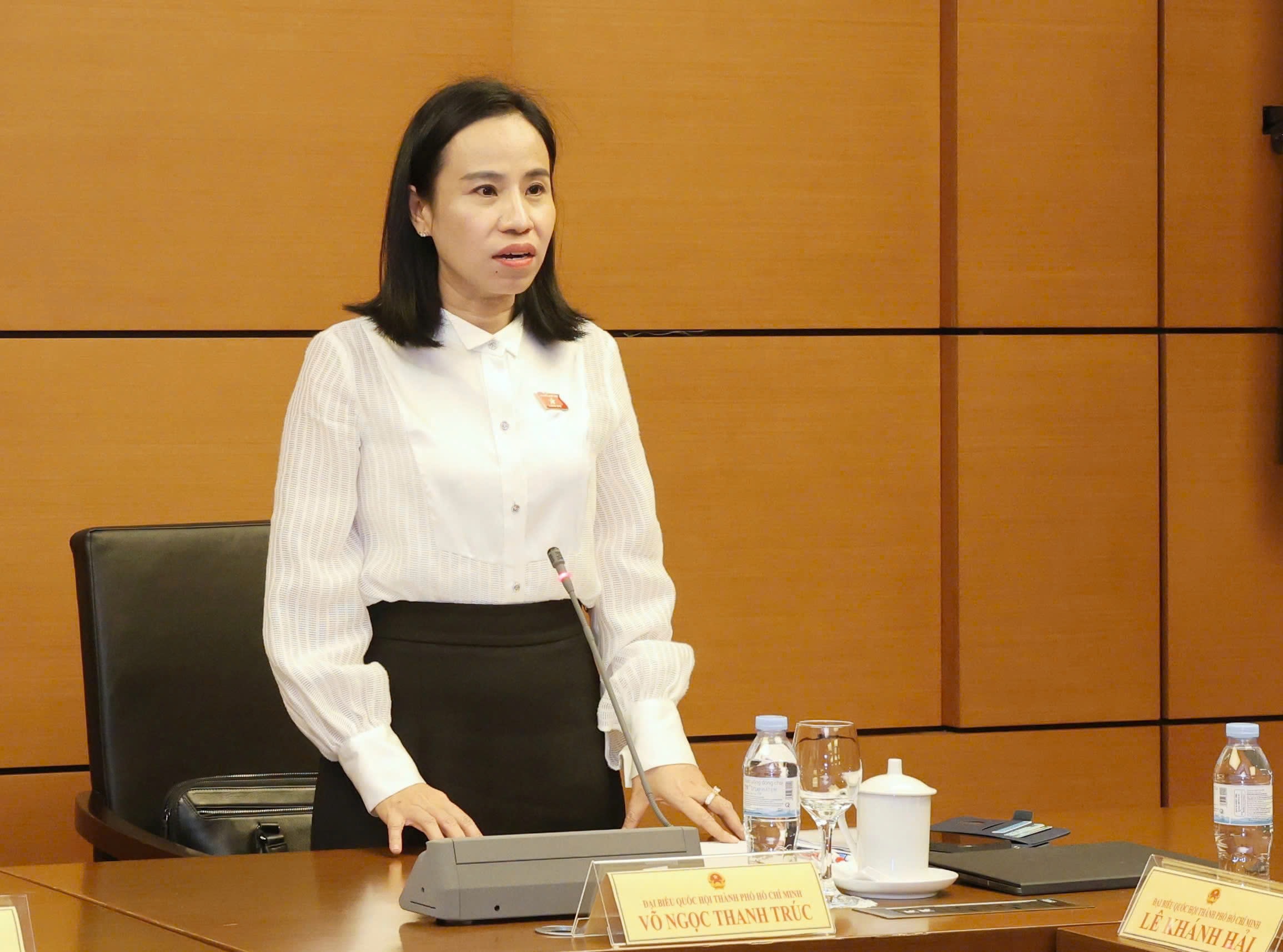 ĐBQH Võ Ngọc Thanh Trúc (TP. Hồ Chí Minh) phát biểu