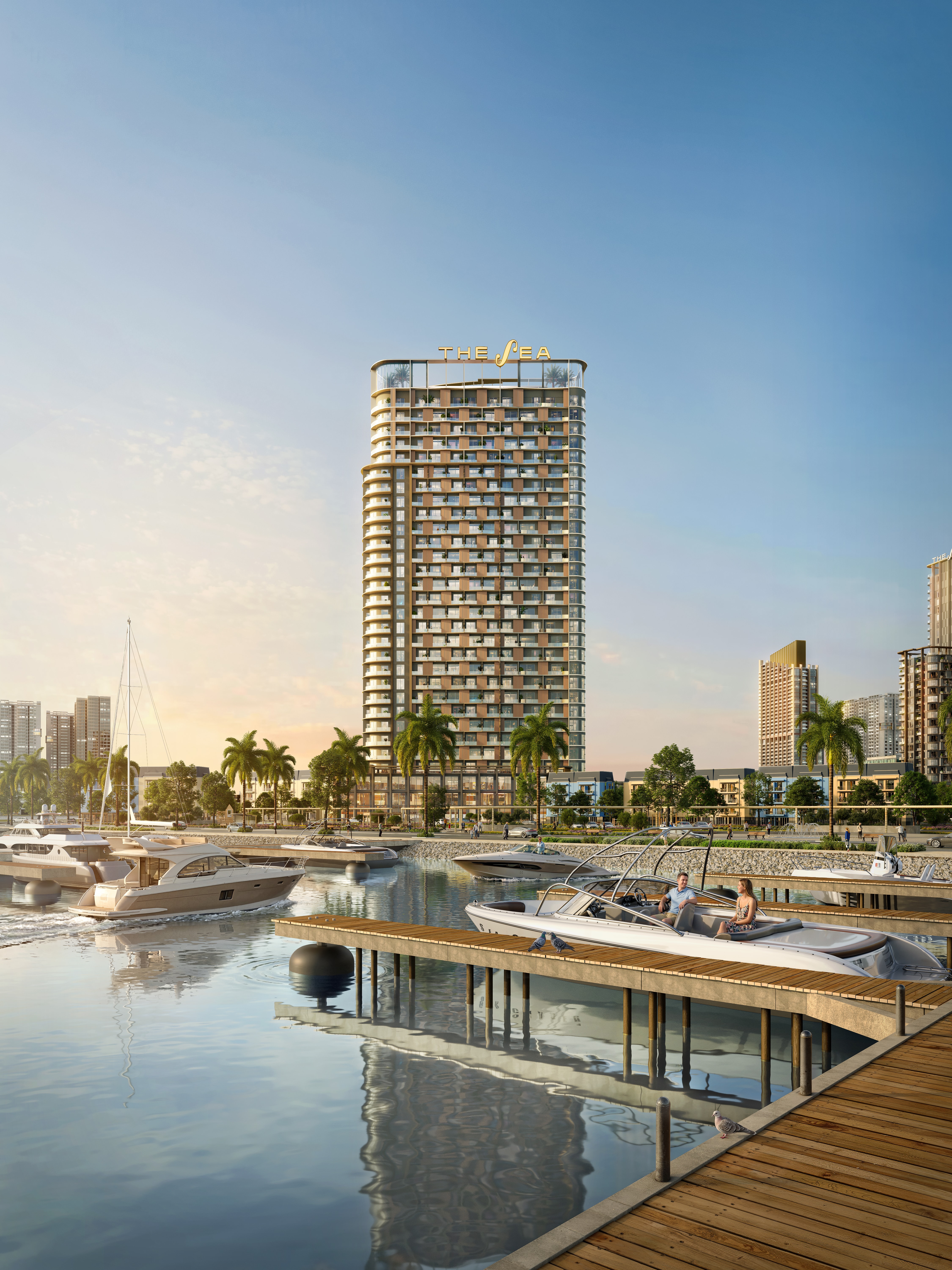 Ảnh 1_The Sea_Ảnh facade từ bến du thuyền