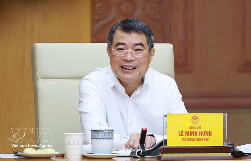 Prime Minister Le Minh Hung speaks at the working session with the Ministry of Science and Technology in Hanoi on April 22, 2026. (Photo: VNA)