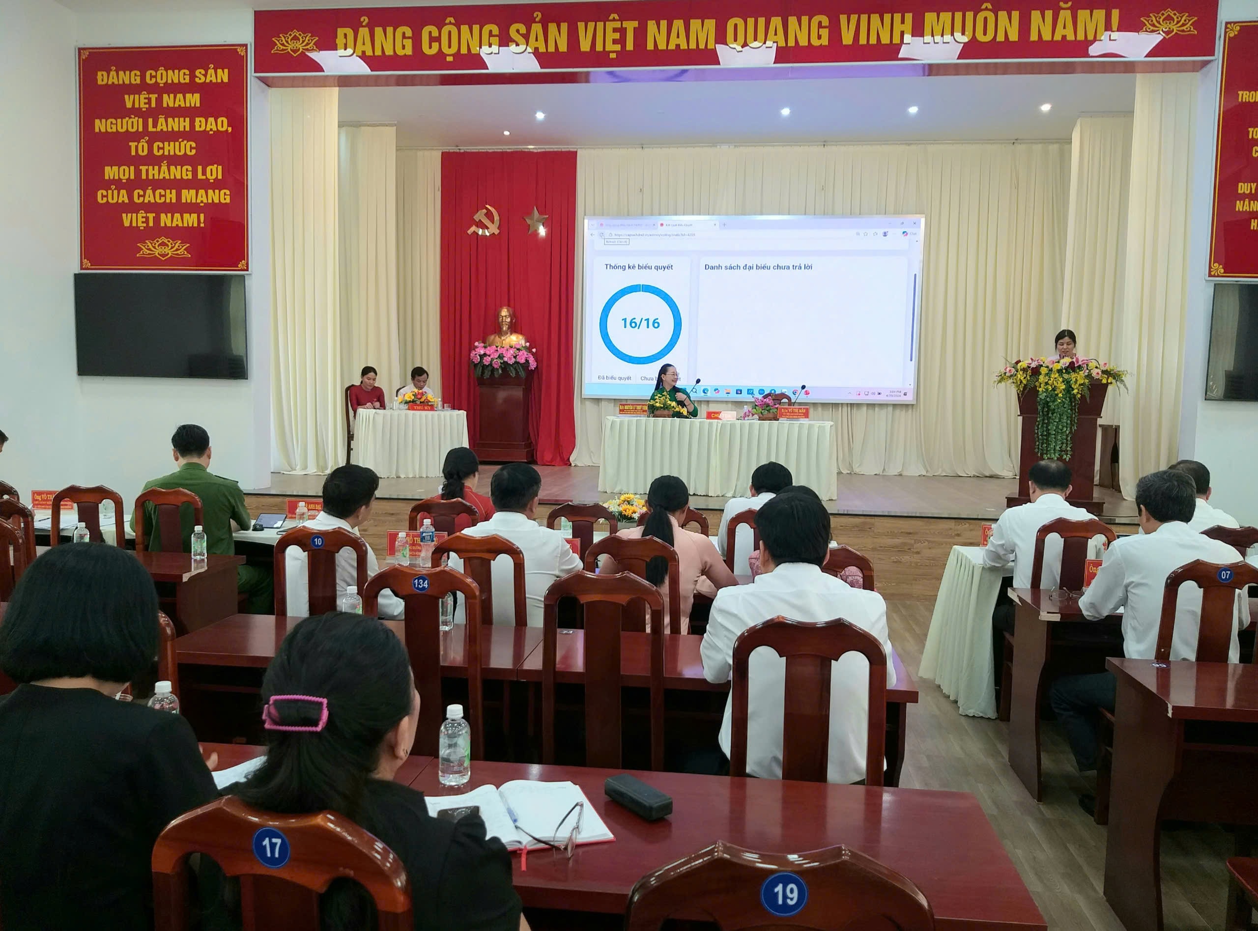 Kỳ họp thứ 3, HĐND phường Tân Thành khóa II