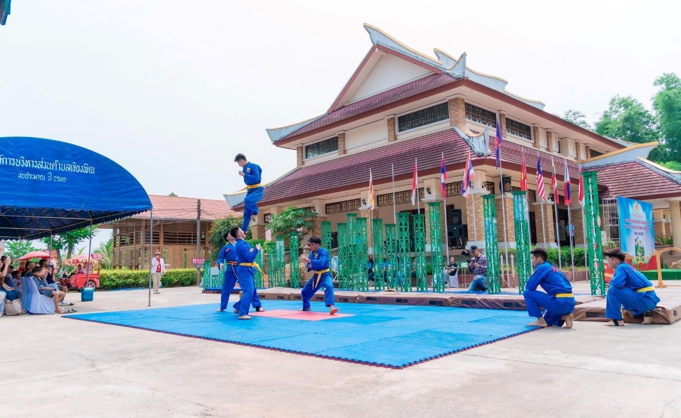4 Hào khí Việt Vovinam - Việt võ đạo vang lên tại Khu di tích Chủ tịch Hồ Chí Minh (Udon Thani)