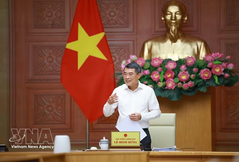 Prime Minister Le Minh Hung orders bold reforms to unlock resources, drive double-digit growth at the working session with the Ministry of Agriculture and Environment on April 29, 2026. (Photo: VNA)