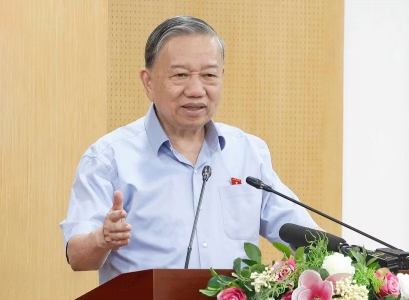Tổng Bí thư, Chủ tịch nước Tô Lâm phát biểu. Ảnh: Thống Nhất/TTXVN