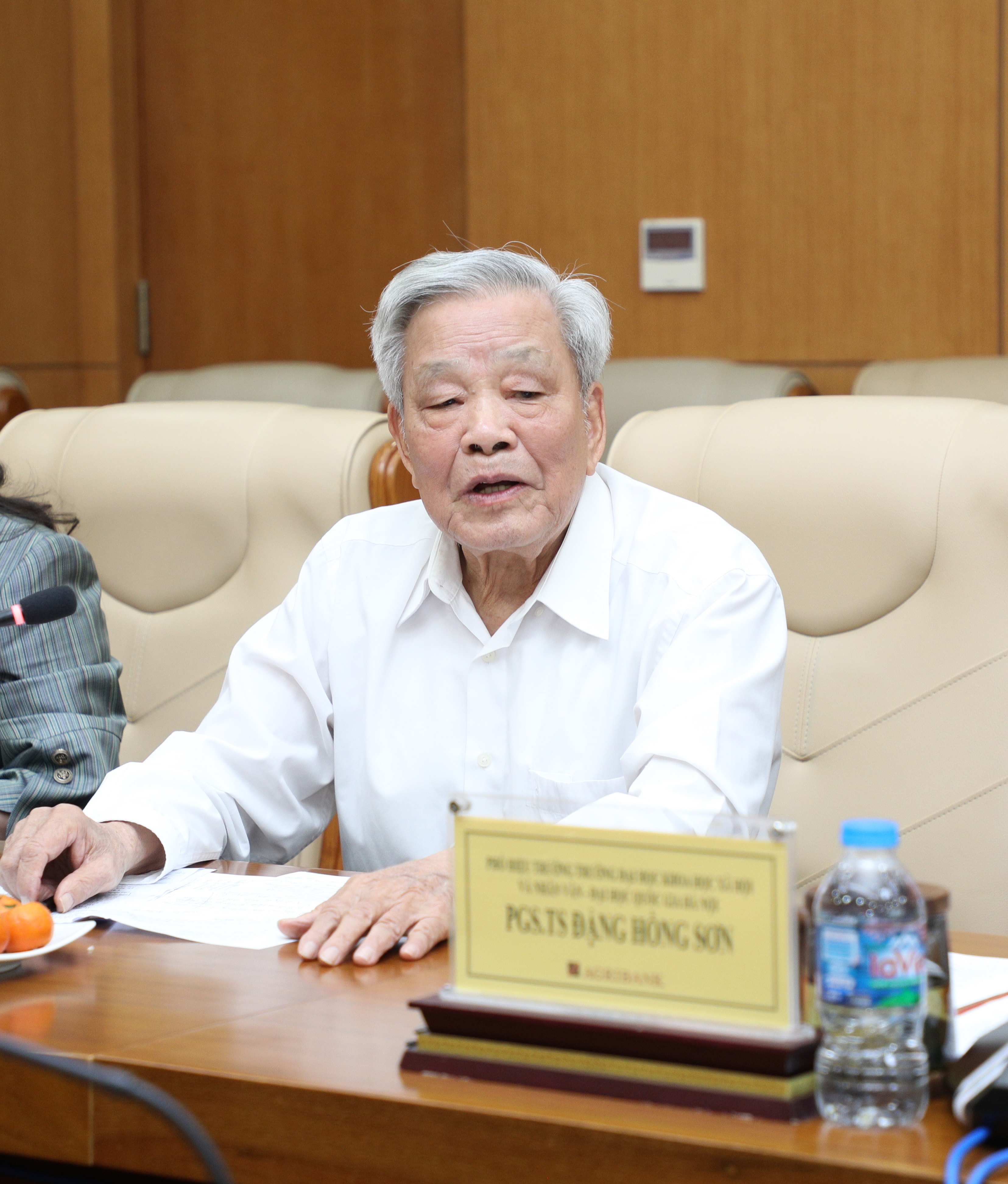 Ủy viên Đoàn Chủ tịch Ủy ban Trung ương Mặt trận Tổ quốc Việt Nam Nguyễn Túc phát biểu