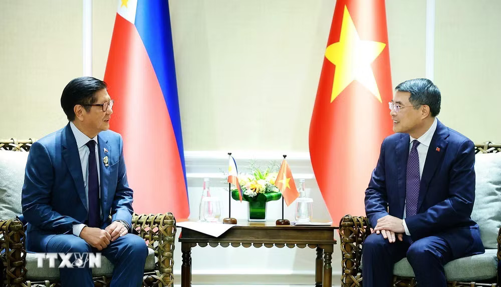 Thủ tướng Lê Minh Hưng gặp Tổng thống Philippines Ferdinand Romualdez Marcos Jr, QQ88k Game Bài ASEAN năm 2026. (Ảnh: Dương Giang/TTXVN) ttxvn-thu-tuong-le-minh-hung-gap-tong-thong-philippines-8746331-3.jpg