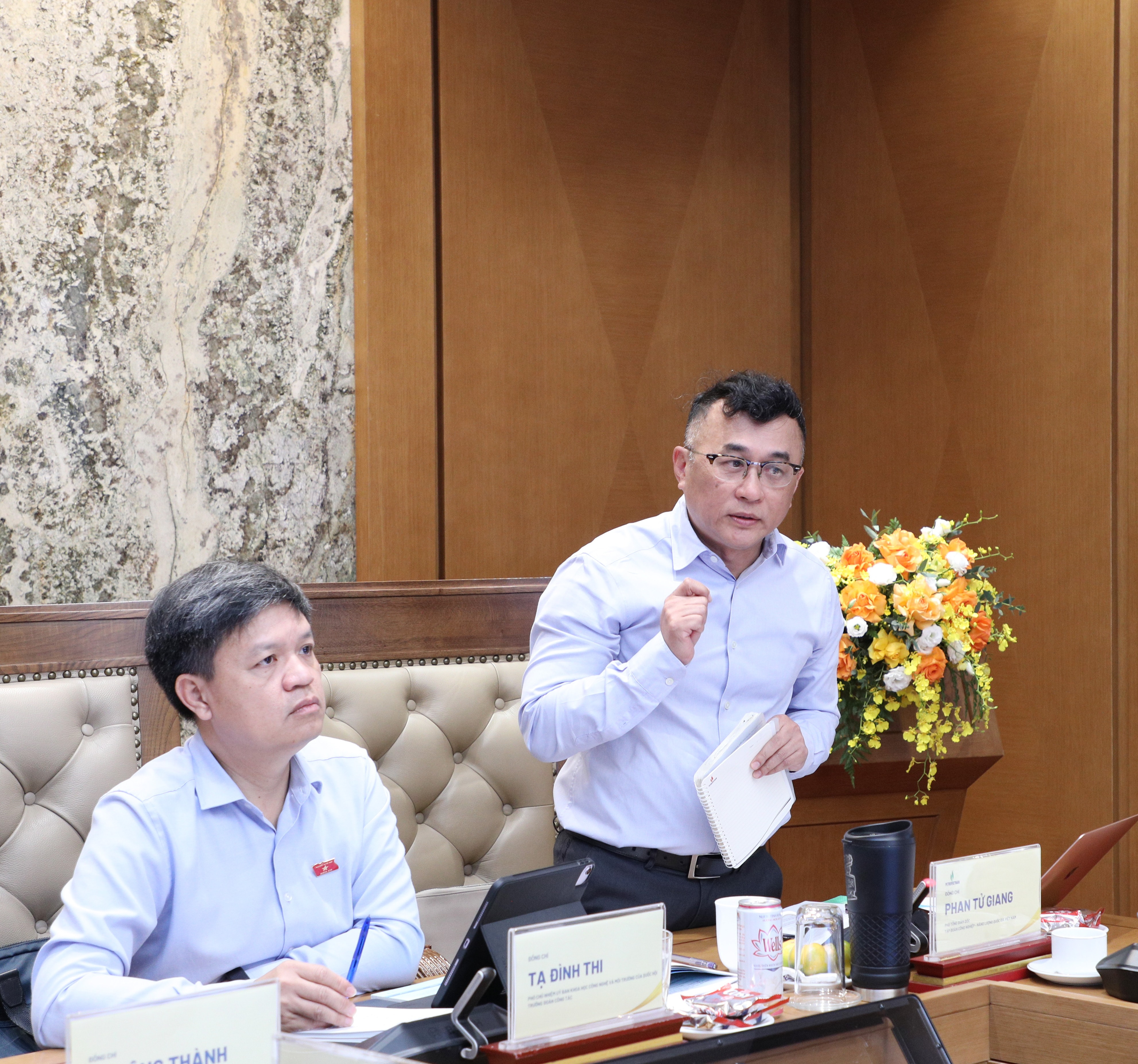 Phó Tổng Giám đốc Tập đoàn Công nghiệp – Năng lượng Quốc gia Việt Nam (PVN) Phan Tử Giang phát biểu